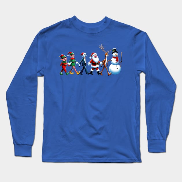 Christmas Favourites Long Sleeve T-Shirt by TooplesArt